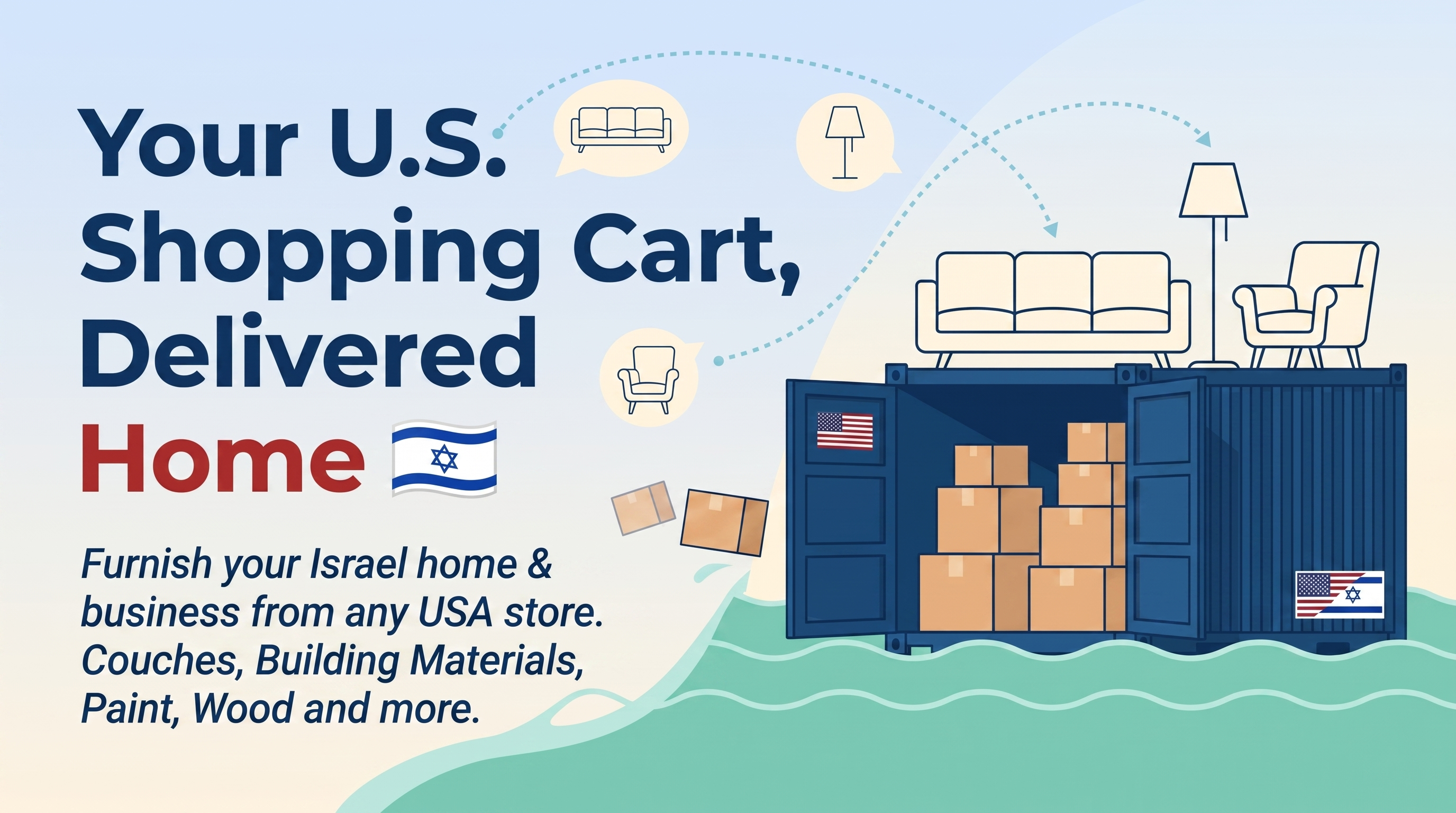 Your U.S. Shopping Cart, Delivered Home, LMP Shipping